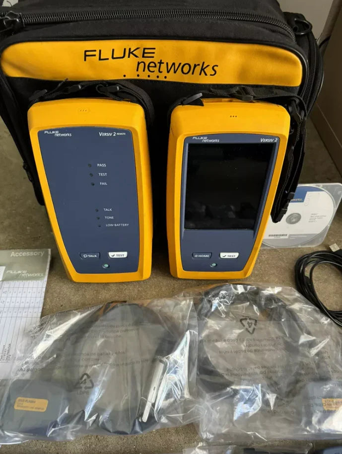 FLUKE Networks DSX 8000 Versiv 2 Cable Certifier Tester Kit
