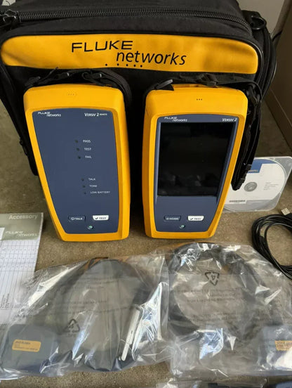 FLUKE Networks DSX 8000 Versiv 2 Cable Certifier Tester Kit